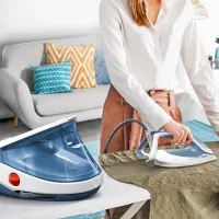 Fier de călcat Tefal GV9710E0 Cu generator de aburi / 3000 W / Blue photo 6