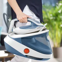 Fier de călcat Tefal GV9710E0 Cu generator de aburi / 3000 W / Blue photo 8