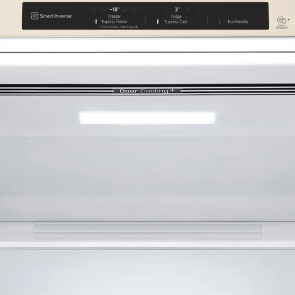 Frigider LG GW-B509SEJM cu congelator jos 384 l / 203 cm / Beige photo 8