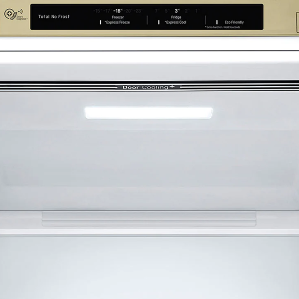 Frigider LG GW-B459SECM cu congelator jos 341 l / 186 cm / Beige photo 5