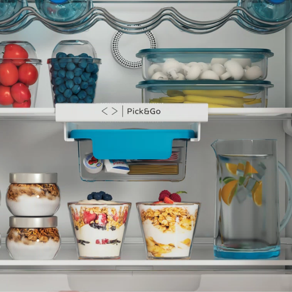 Холодильник Indesit INFC9 TO32X с нижней морозильной камерой 367 л / 202.7 cm / Нержавеющая сталь photo 5