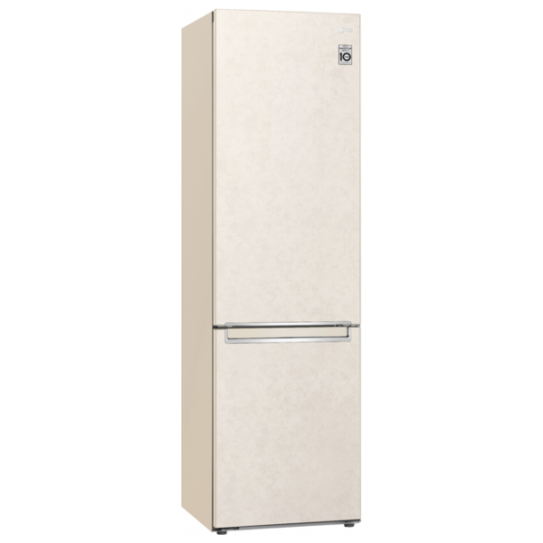 Frigider LG GW-B509SEZM cu congelator jos 384 l / 203 cm / Beige photo 2