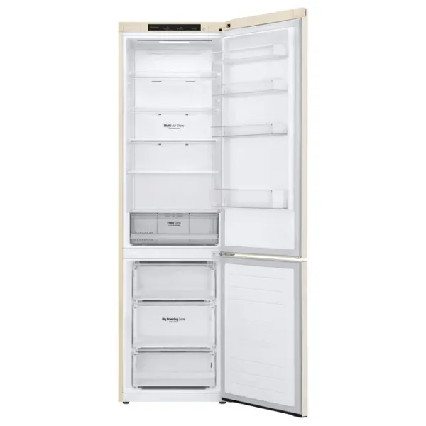 Frigider LG GW-B509SEZM cu congelator jos 384 l / 203 cm / Beige photo 6