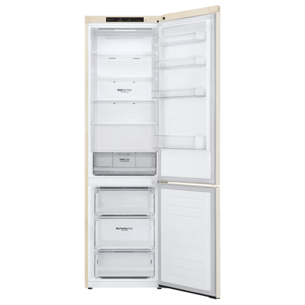 Frigider LG GW-B509SEZM cu congelator jos 384 l / 203 cm / Beige photo 6