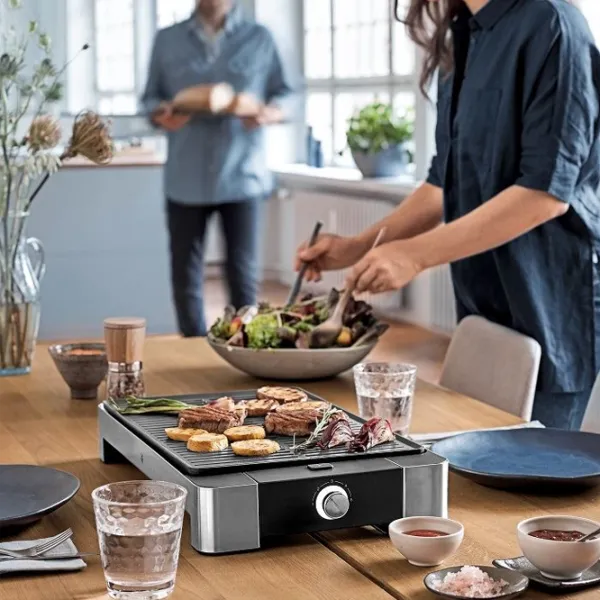 Grill electric WMF Lono 415330011 Barbecue/ 2000 W/ Black Inox photo 5