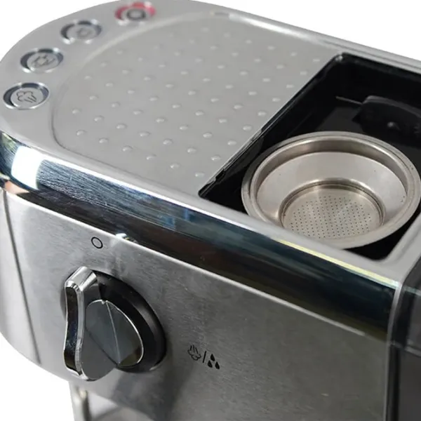 Кофеварка Polaris PCM2001AE Рожковая/ 1.5 л/ Нержавеющая сталь photo 7