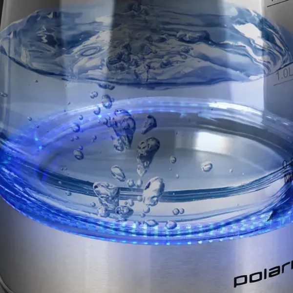 Электрочайник Polaris PWK1719CGL 1.7л / Скрытый / Серебряный photo 5