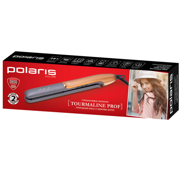 Placă de îndreptat părul Polaris PHSS2098TTi 35 W/ Graffit Black photo 7