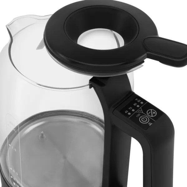 Ceainic electric Polaris PWK1720CGLD Wi-Fi IQ Home 1.5l / Ascuns / Black photo 5