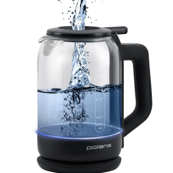 Ceainic electric Polaris PWK1720CGLD Wi-Fi IQ Home 1.5l / Ascuns / Black photo 6