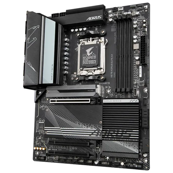 Placă de bază Gigabyte X670 AORUS ELITE AX ATX/ AMD X670 photo 2