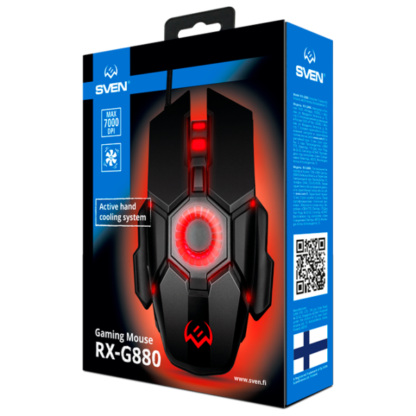 Мышь Sven RX-G880 USB/ Черный photo 4 Мышь Sven RX-G880 USB/ Черный photo 4