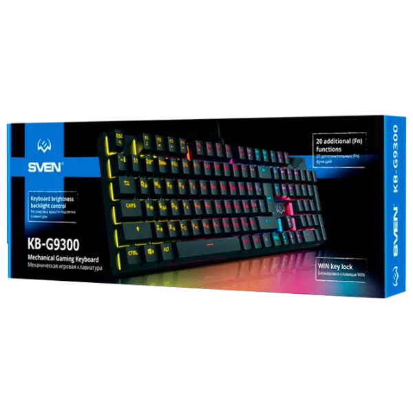 Клавиатура Sven KB-G9300 Проводная/ Черный photo 6