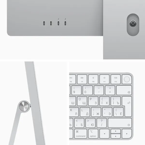 All-in-One PC Apple 24" 4.5K M1/ iMac 2021/ 16 GB/ 512 GB/ Silver photo 5
