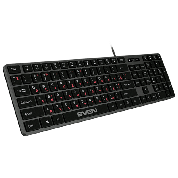 Клавиатура Sven KB-E5000 Проводная/ Черный photo 2