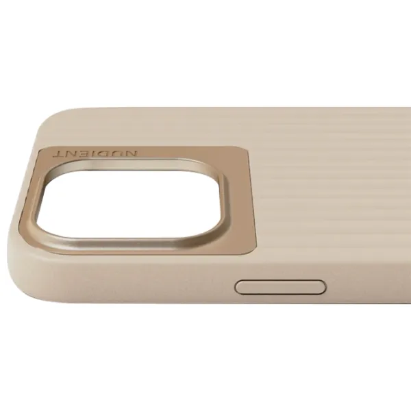 Чехол для смартфона Apple iPhone 14 Pro Max Nudient/ MagSafe Back/ PC/ Linen Бежевый photo 4
