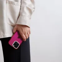 Чехол для смартфона Apple iPhone 14 Pro Nudient/ MagSafe Back/ PC/ Clear Розовый photo 5