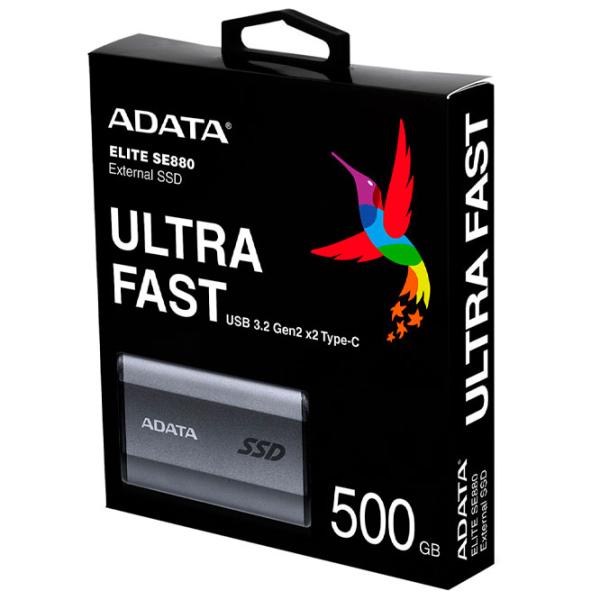 SSD ADATA SE880 1 TB SE880-1TCGY/ Titanium photo 7