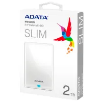 Unitate externă de stocare HDD ADATA HV620S 2 TB White photo 5