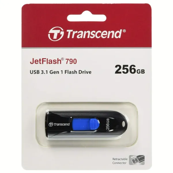 Transcend JetFlash 790 256 GB Black photo 4