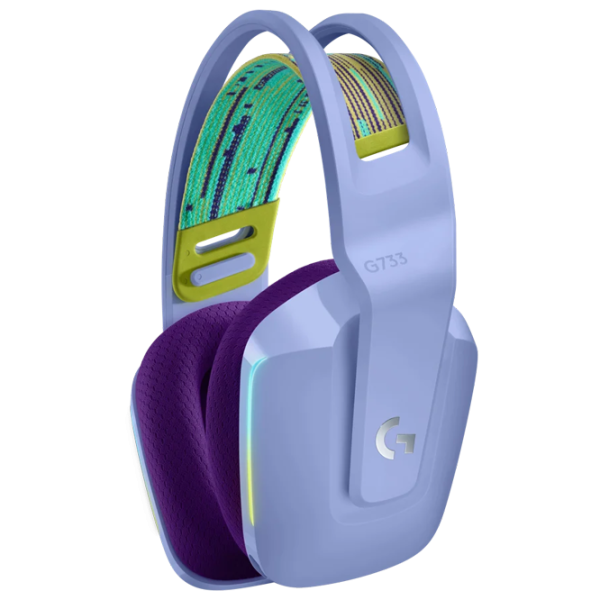 Căști Logitech G733 Lilac Fără fir/ Gaming photo 2