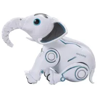 Robot Le Neng Toys Programming Intelligent Elephant K17 White photo 2