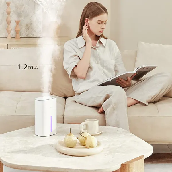 Umidificator de aer Jisulife HU12 Cu ultrasunet/ White photo 3