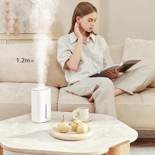 Umidificator de aer Jisulife HU12 Cu ultrasunet/ White photo 3