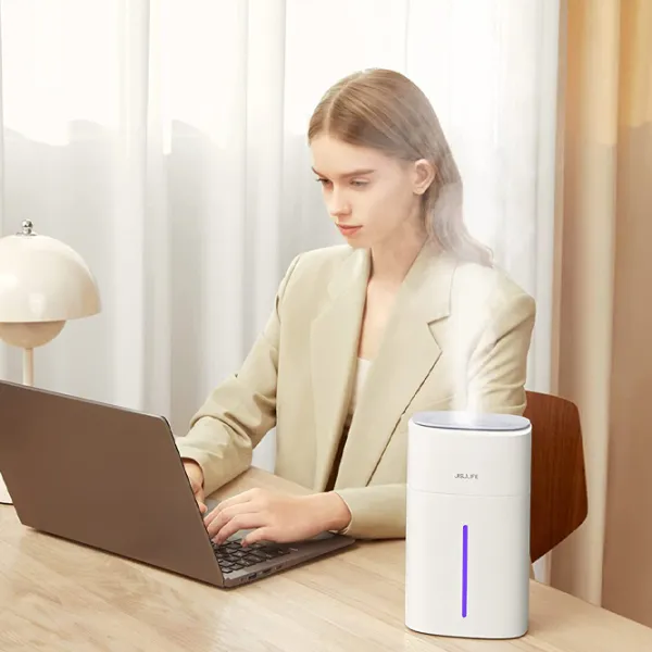 Umidificator de aer Jisulife HU12 Cu ultrasunet/ White photo 6