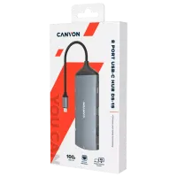 Adapter Canyon DS-15 USB Type-C/ Gray photo 2