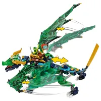 Constructor LEGO Легендарный дракон Ллойда Luptă/ Multicolor photo 4