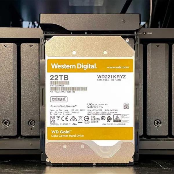HDD Western Digital WD221KRYZ 22 ТБ WD221KRYZ/ Золото photo 4