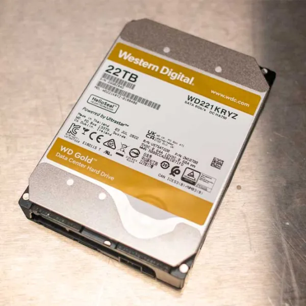 HDD Western Digital WD221KRYZ 22 ТБ WD221KRYZ/ Золото photo 5
