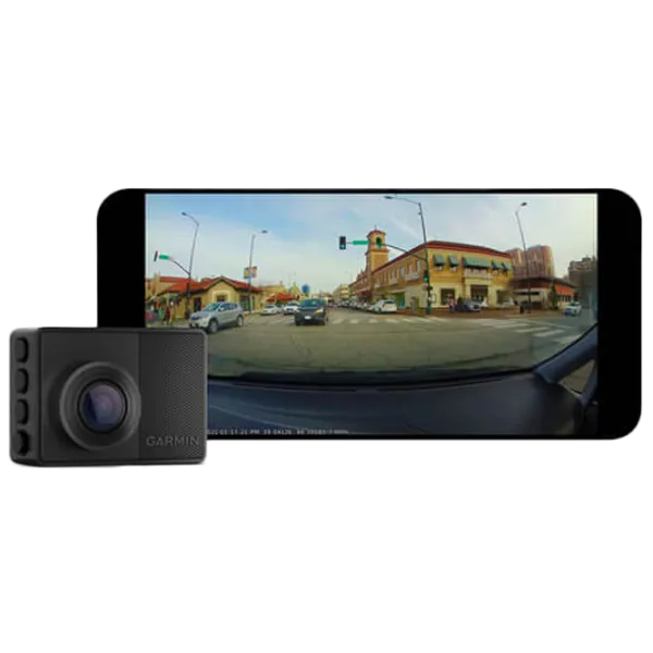 Cameră Auto Garmin Cam 67W CMOS/ Black photo 6