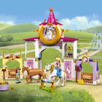 Constructor LEGO Royal Stable Belle and Rapunzel Fermă/ Multicolor photo 4