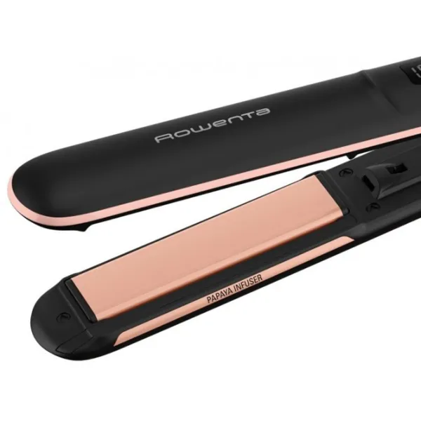 Placă de îndreptat părul Rowenta SF4620F0 240 W/ Pink Black photo 4