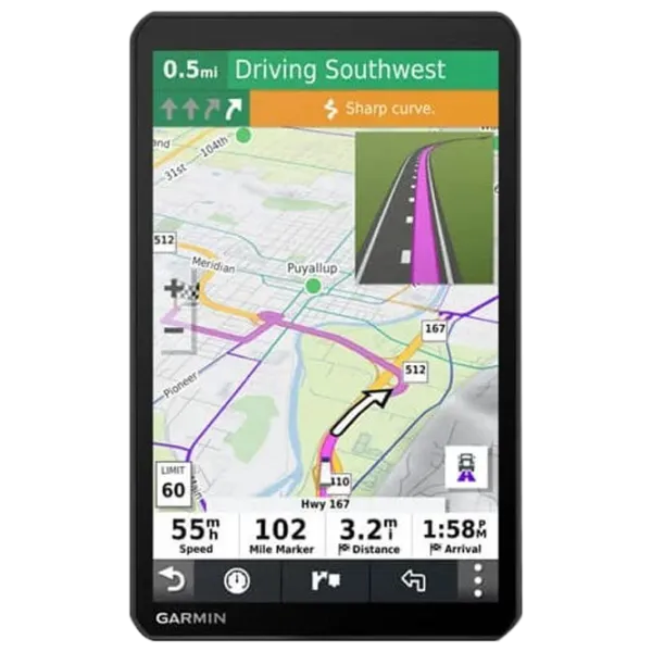 Навигационная система Garmin Dezl LGV 800 MT-D 010-02314-10 Europa, SUA, Mexic, Canada, Puerto Rico, Insulele Virgine ale SUA, Insulele Cayman și Bahamas./ Черный photo 2 Навигационная система Garmin Dezl LGV 800 MT-D 010-02314-10 Europa, SUA, Mexic, Canada, Puerto Rico, Insulele Virgine ale SUA, Insulele Cayman și Bahamas./ Черный photo 2
