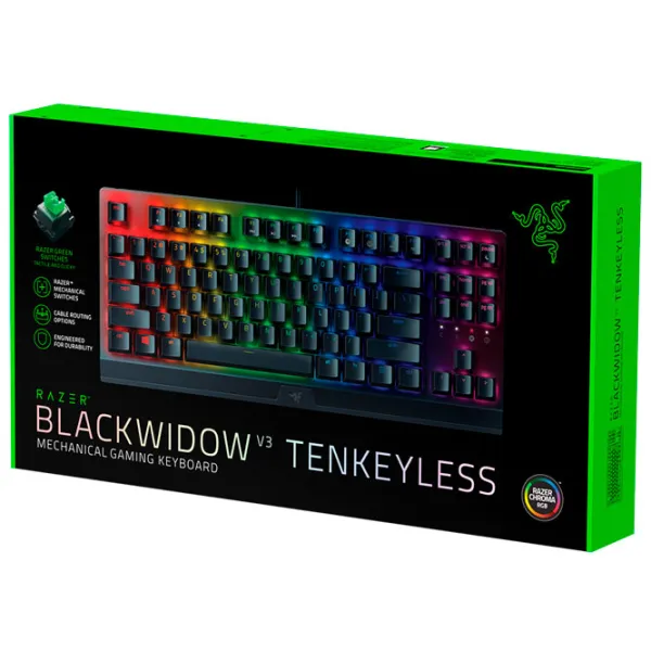 Tastatură Razer BlackWidow V3 Tenkeyless Cu fir/ Black photo 7
