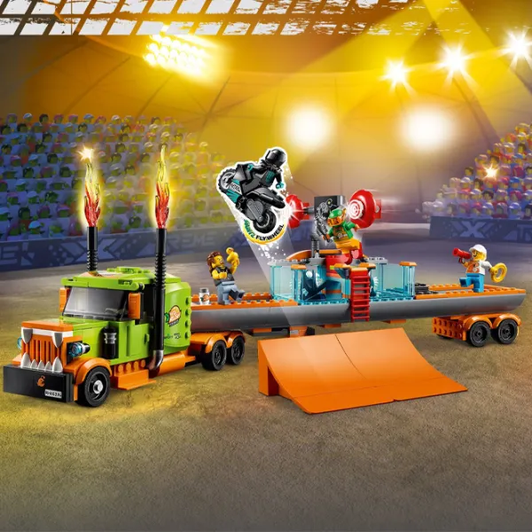 Конструктор LEGO Грузовик для шоу каскадёров Транспорт/ Разноцветный photo 6