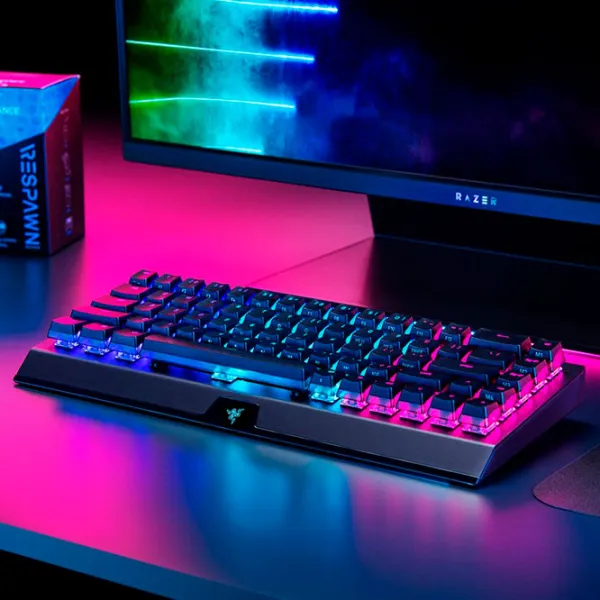 Клавиатура Razer BlackWidow V3 Mini HyperSpeed Phantom Edition Беспроводные + Проводные/ Черный photo 6
