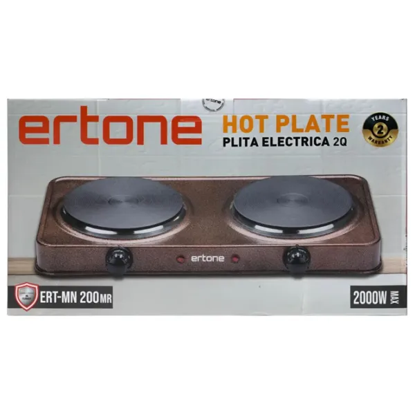 Настольная плита Ertone ERT-MN200 Электрическая/ Коричневый photo 5 Настольная плита Ertone ERT-MN200 Электрическая/ Коричневый photo 5