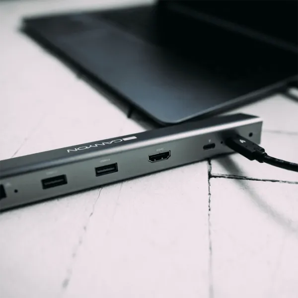 Adapter Canyon DS-6 6-in-1 USB Type-C/ Gray photo 2