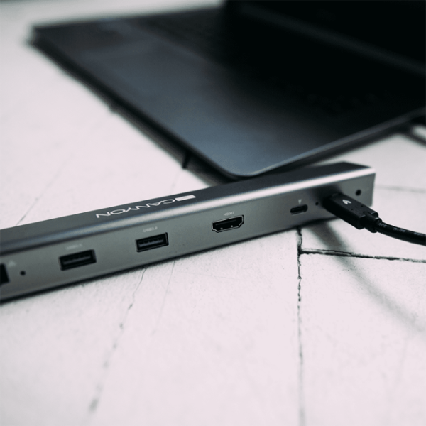 Adapter Canyon DS-6 6-in-1 USB Type-C/ Gray photo 2