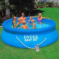 Piscină Intex 28118 3077 l/ Gonflabil/ Blue photo 4