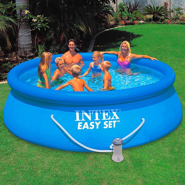 Piscină Intex 28132 5620 l/ Gonflabil/ Blue photo 4