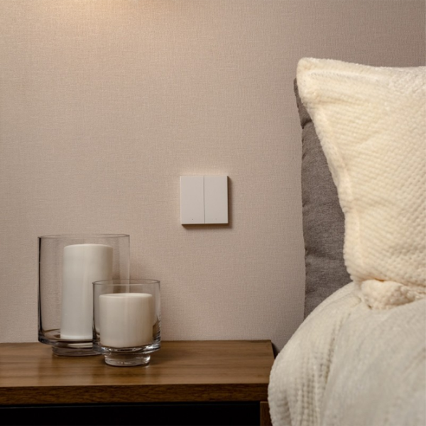 Intrerupator inteligent Aqara Aqara Smart Wall Switch H1 (cu Nul, Double rocker) White photo 4