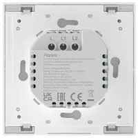 Intrerupator inteligent Aqara Smart Wall Switch H1 (cu Nul, Single rocker) White photo 2
