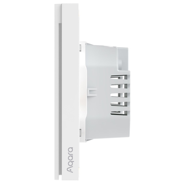 Умный переключатель Aqara Smart Wall Switch H1 (cu Nul, Single rocker) Белый photo 3