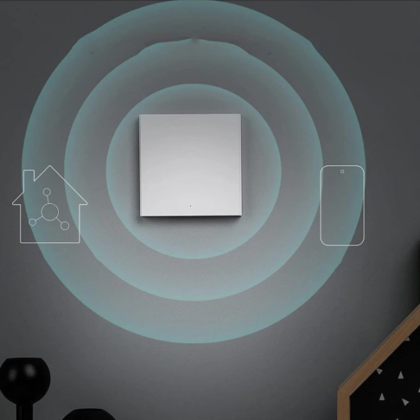 Умный переключатель Aqara Smart Wall Switch H1 (cu Nul, Single rocker) Белый photo 5