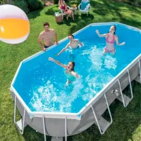 Piscină Intex 26796 13365 l/ Cu cadru/ Blue photo 3